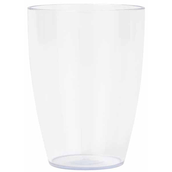 Clear Reusable Tumblers, 2 Pack
