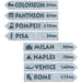 Italian Street Sign Cutouts, 4-Pack