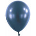 Anagram Metallic Flag Navy 5-Inch Latex Balloons, 100 Count