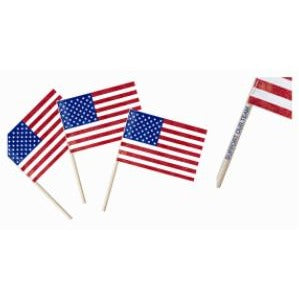 American Flag Tyvek Decoration, 4 x 6 Inches