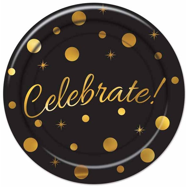 7-Inch Celebrate! Party Plates, 8 Count