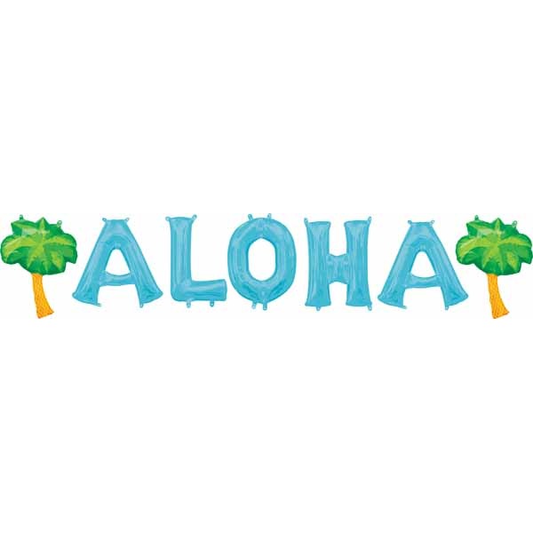 Aloha Letter Balloon Banner