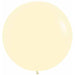 Pastel Matte Yellow 24-Inch Latex Balloons, 10 Pack