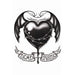 Tinsley Transfers Dead Inside Goth Temporary Tattoo