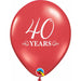 40Th Anniversary Ruby Red Balloons (50 Pack)