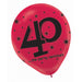 "40 Printed Latex The Party Continues Balloons"