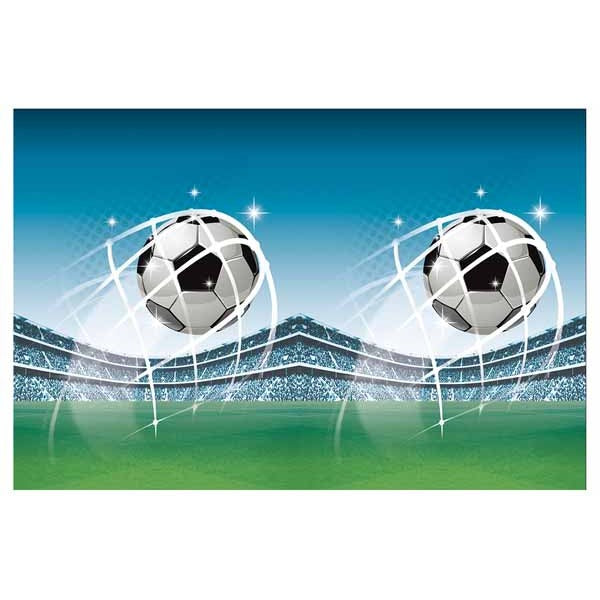 Soccer Fans Plastic Tablecover, 47 x 70 Inches