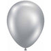 Tuftex Effects Silvery 5-Inch Latex Balloons, 50 Count