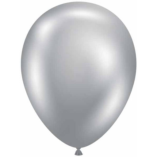TUFTEX Effects Silvery 11 Inch Latex Balloons, 50 Pack