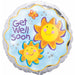 Chatterbox Get Well Soon 18-Inch Foil Balloon