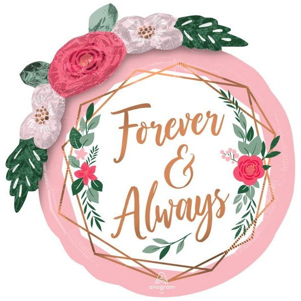Forever Always 36-Inch Foil Balloon Garland
