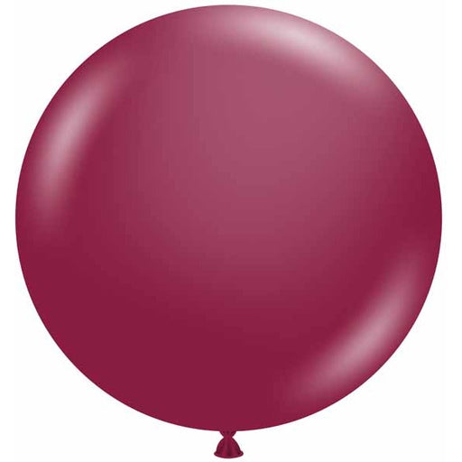 TUFTEX 24-Inch Sangria Latex Balloons, 25 Count