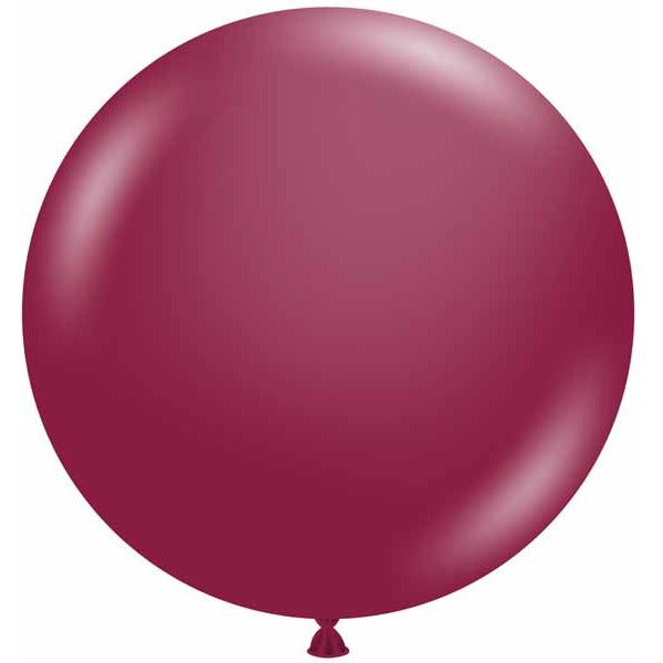 TUFTEX 24-Inch Sangria Latex Balloons, 25 Count