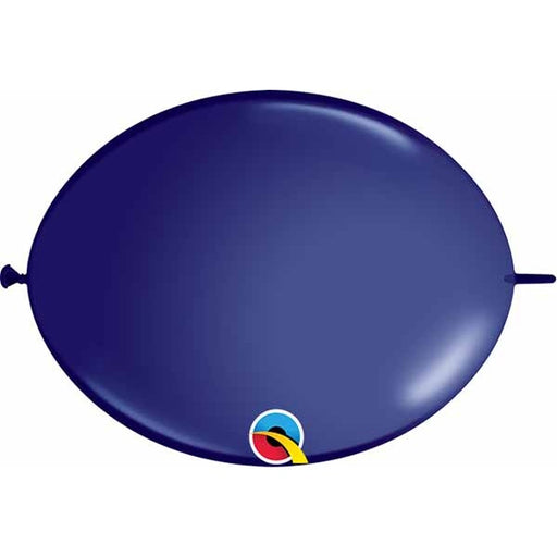 Qualatex Navy 12-Inch QuickLink Latex Balloons, 50 Count