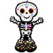 Day of the Dead Skeleton 52-Inch AirLoonz Foil Balloon