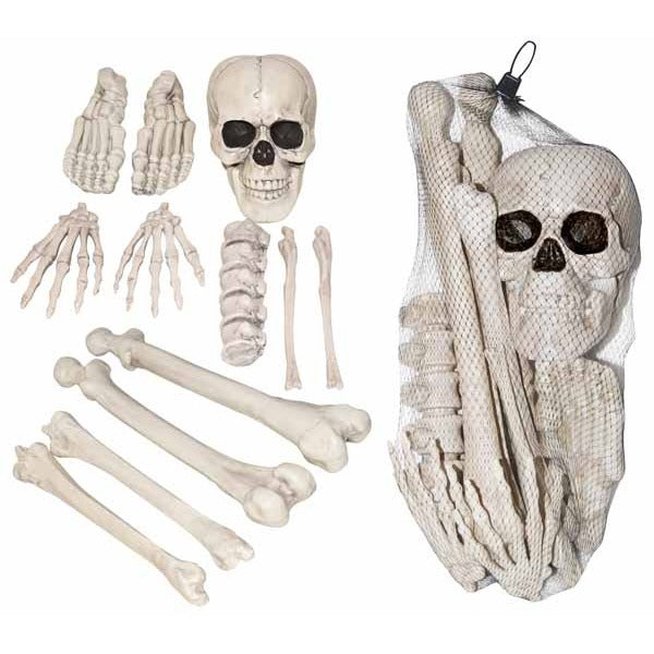 12-Piece Bag of Bones Halloween Decoration
