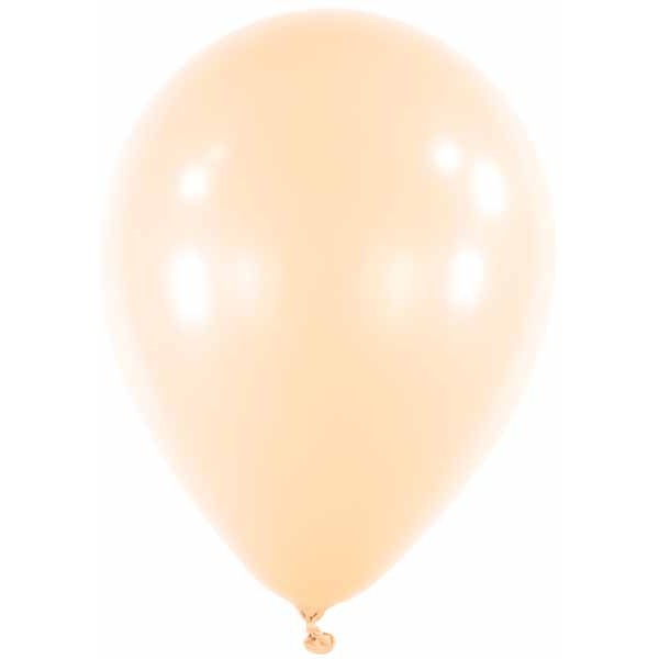 Anagram Macaron Peach 11-Inch Latex Balloons, 100 Count
