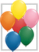 Qualatex Standard 9" Latex Assortment Balloons (100/Pk)