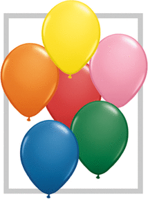 Qualatex Standard 16" Latex Assortment Balloon (50/Pk)