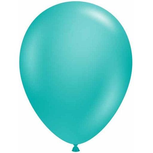 TUFTEX 11-Inch Teal Latex Balloons, 12 Count