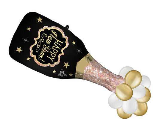 Sparkling 47" New Year Bubbly Foil Balloon (1/Pk)