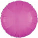 18 Inch Bright Bubble Gum Pink Round Foil Balloon