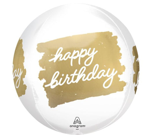 Golden Birthday 16" Balloon (3/Pk)
