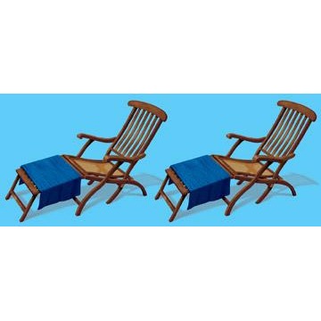 Cruise Ship Deck Chair Props, 4 Pack