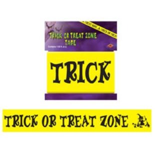 3"X20' TRICK OR TREAT ZONE TAPE 1/PK