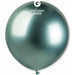 Gemar 19-Inch Shiny Green #093 Latex Balloons, 25 Count