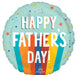 Happy Father's Day Playful Stripes 18" Balloon 