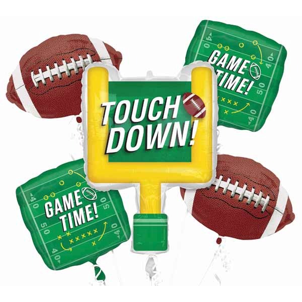 Game Time Touchdown Foil Balloon Bouquet