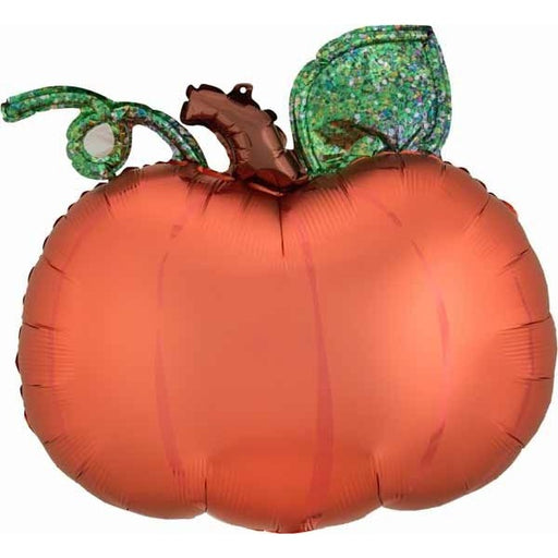 25-Inch Pumpkin Shaped Foil Balloon