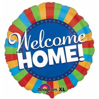 32-Inch Welcome Home Blitz Jumbo Foil Balloon