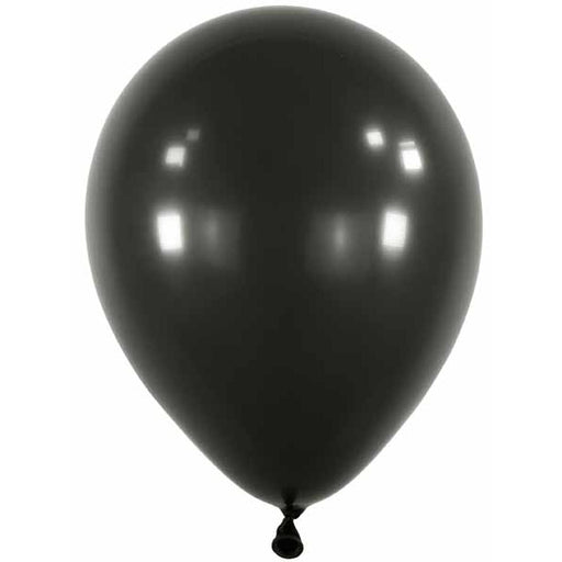 Anagram Jet Black 11 Inch Latex Balloons, 100 Count