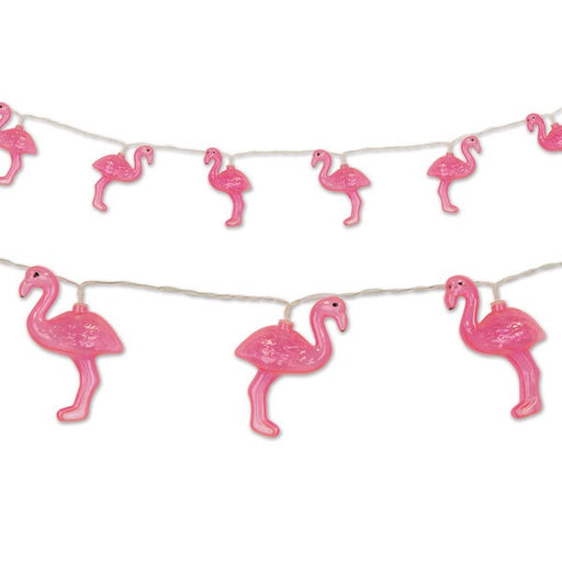 Guirlande lumineuse flamants roses, 10 lumières par guirlande