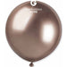 Gemar 19-Inch Shiny Rose Gold Latex Balloons, 25 Count