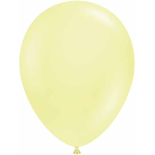 TUFTEX 5-Inch Lemonade Yellow Latex Balloons, 50 Count
