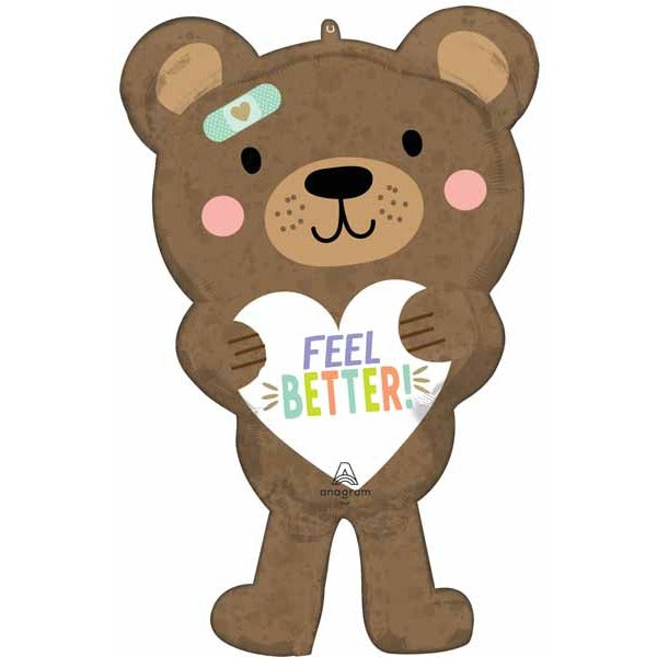 Feel Better Bear 30-Inch Foil Balloon