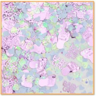 Pink Baby Girl Confetti, 0.5 oz