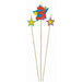 Number 3 Star Candle Stick Set, 3 Pieces