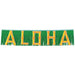 Metallic Aloha Banner, 4 ft
