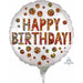 4" Happy Birthday Sequins Foil Balloon