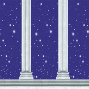 Column Backdrop Insta-Theme, 4 ft x 30 ft