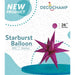 DecoChamp 26-Inch Hot Pink Starburst Foil Balloon