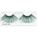 Glamour Eyez Black and Green False Eyelashes