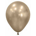 Sempertex 5" Silk Gold Dust Latex Balloons, 50 Count