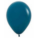 Sempertex Deep Teal 5-Inch Latex Balloons, 50 Count