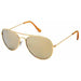 Classic Aviator Sunglasses with Mirrored Lenses, 12 Pairs
