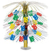 Multicolor 18th Birthday Cascade Centerpiece, 18 Inches